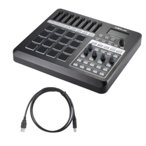 World PANDA200 Portable USB MIDI Controller Keyboard Mini MIDI Pad Controller 16 drum pad with USB cable